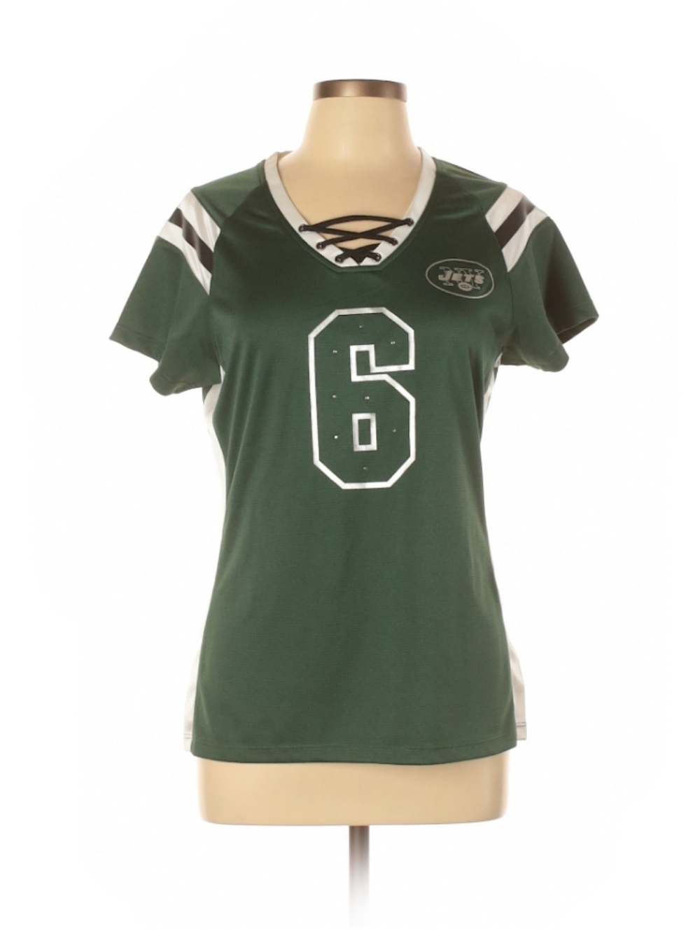 NFL Women's Large  Sequined Athletic Jersey Top